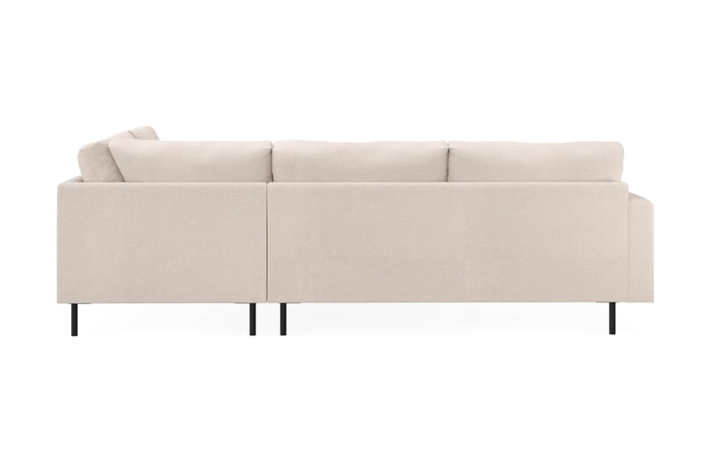 Menard Compact 4-sits L Soffa med Schäslong höger - Beige - Möbler - Soffa - Divansoffor & schäslongsoffa