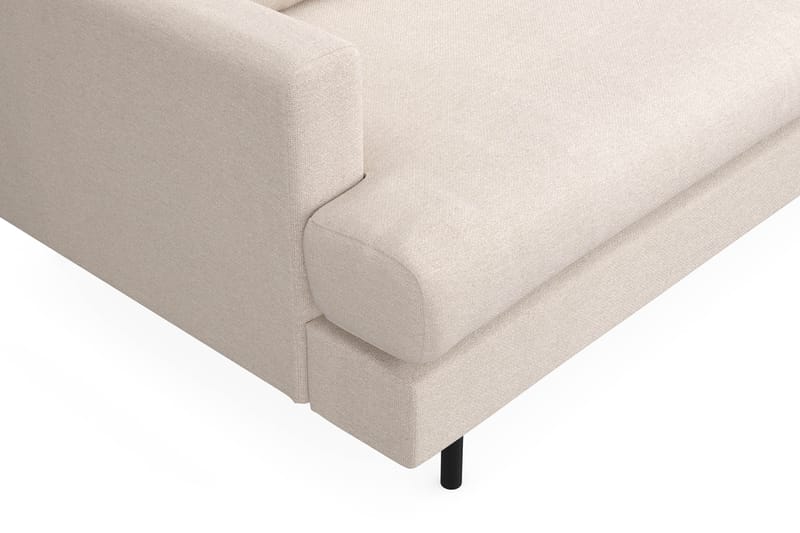 Menard Compact 4-sits L Soffa med Schäslong höger - Beige - Möbler - Soffa - Divansoffor & schäslongsoffa