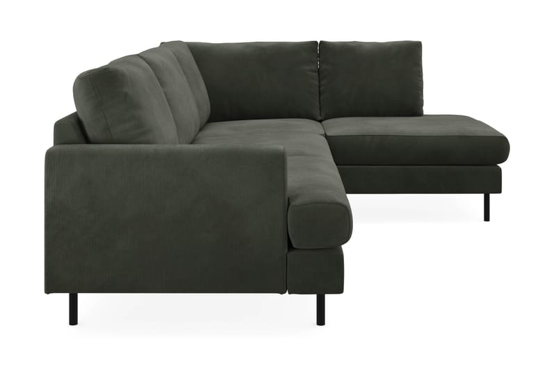 Menard Compact 4-sits Manchester L Soffa Schäslong 4-sits - Mörkgrön - Möbler - Soffa - Divansoffor & schäslongsoffa