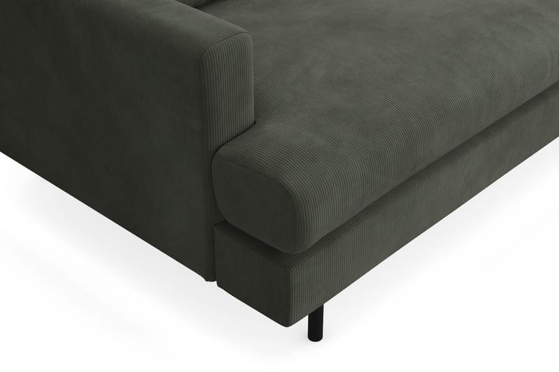 Menard Compact 4-sits Manchester L Soffa Schäslong 4-sits - Mörkgrön - Möbler - Soffa - Divansoffor & schäslongsoffa