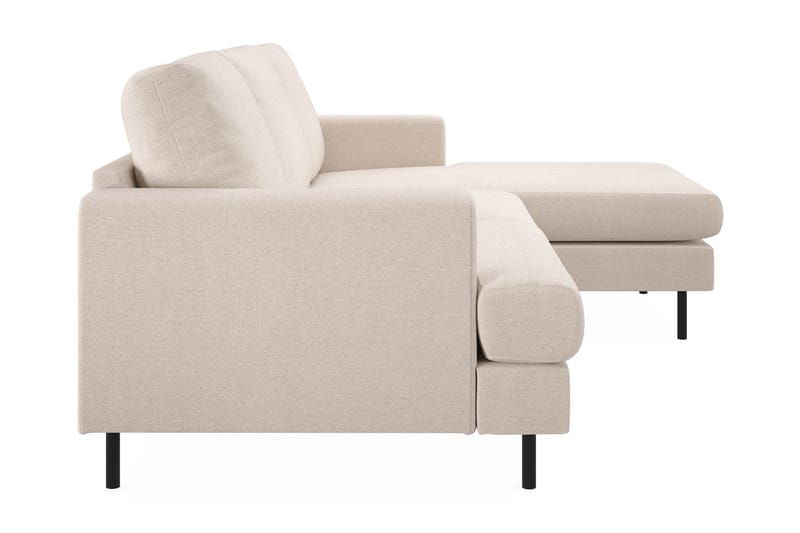 Menard Compact Soffa m. Divan 3-sits - Beige - Divansoffor & schäslongsoffa - Skinnsoffor - 2 sits soffa med divan - 3 sits soffa med divan - 4 sits soffa med divan - Sammetssoffa