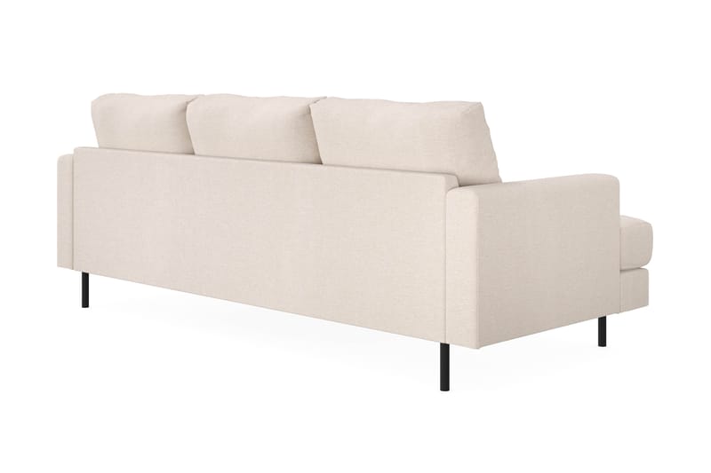 Menard Compact Soffa m. Divan 3-sits - Beige - Divansoffor & schäslongsoffa - Skinnsoffor - 2 sits soffa med divan - 3 sits soffa med divan - 4 sits soffa med divan - Sammetssoffa