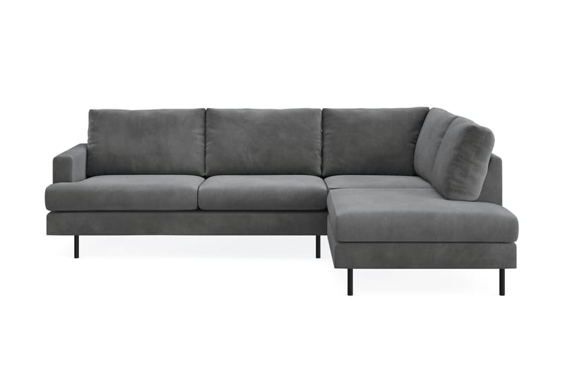 Menard Compact Soffa m. Schäslong 4-sits - Grå - Divansoffor & schäslongsoffa - 4 sits soffa med divan