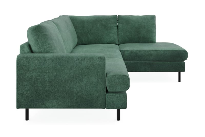 Menard Compact Soffa m. Schäslong 4-sits - Grön - Divansoffor & schäslongsoffa - Skinnsoffor - 2 sits soffa med divan - 3 sits soffa med divan - 4 sits soffa med divan - Sammetssoffa