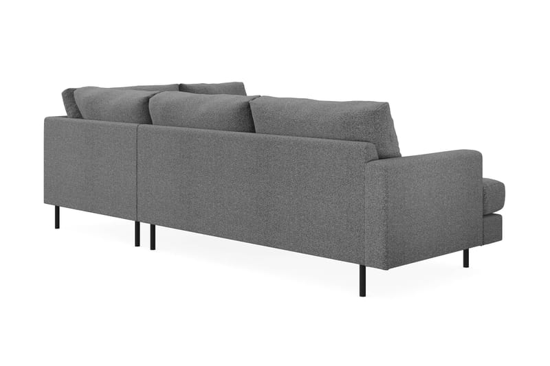 Menard Compact Soffa m. Schäslong 4-sits - Mörkgrå - Möbler - Soffa - Divansoffor & schäslongsoffa