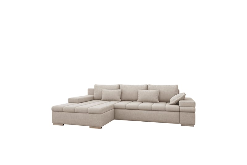 Naoma Soffa med Divan 3-sits - Beige - Möbler - Soffa - Divansoffor & schäslongsoffa