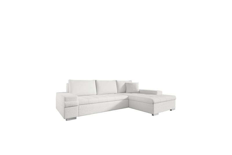 Naoma Soffa med Divan 3-sits - Vit - Möbler - Soffa - Divansoffor & schäslongsoffa