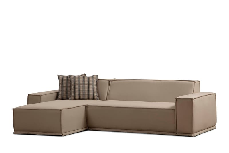 Nightcap Soffa m. Divan 3-sits - Beige - Divansoffor & schäslongsoffa - 3 sits soffa med divan