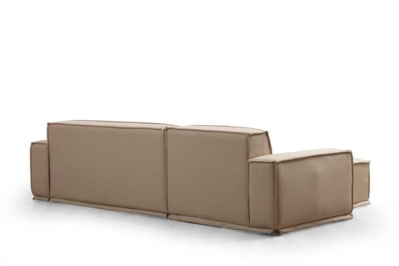 Nightcap Soffa m. Divan 3-sits - Beige - Divansoffor & schäslongsoffa - 3 sits soffa med divan