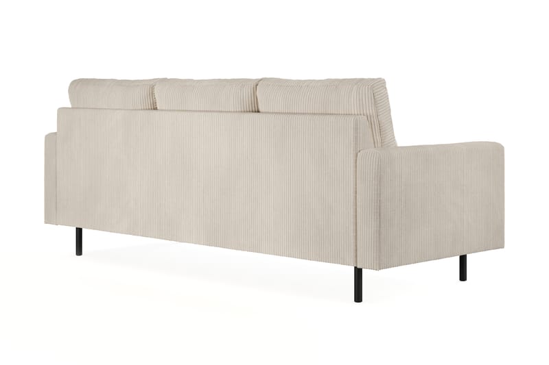 Peppe 3 sits Manchester Soffa med Divan Vändbar 200 cm Bred - Beige - Möbler - Soffa - Divansoffor & schäslongsoffa