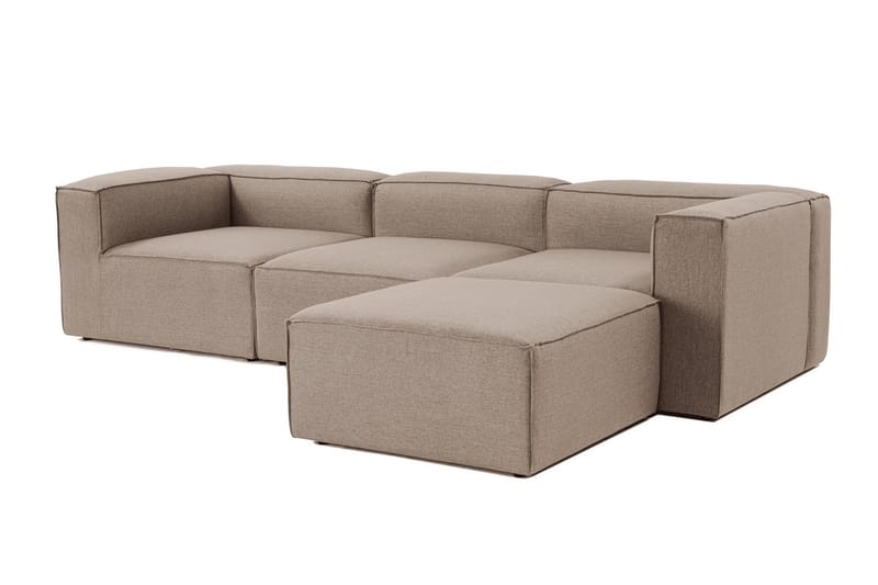 Redlands Soffa med Divan 3-sits - Brun - Möbler - Soffa - Divansoffor & schäslongsoffa