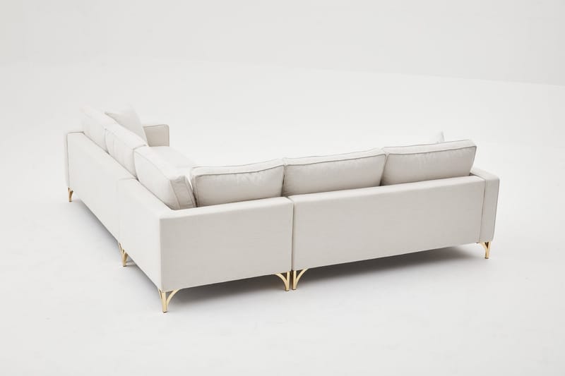 Retzow Hörnsoffa 4-sits - Beige - Divansoffor & schäslongsoffa - 4 sits soffa med divan