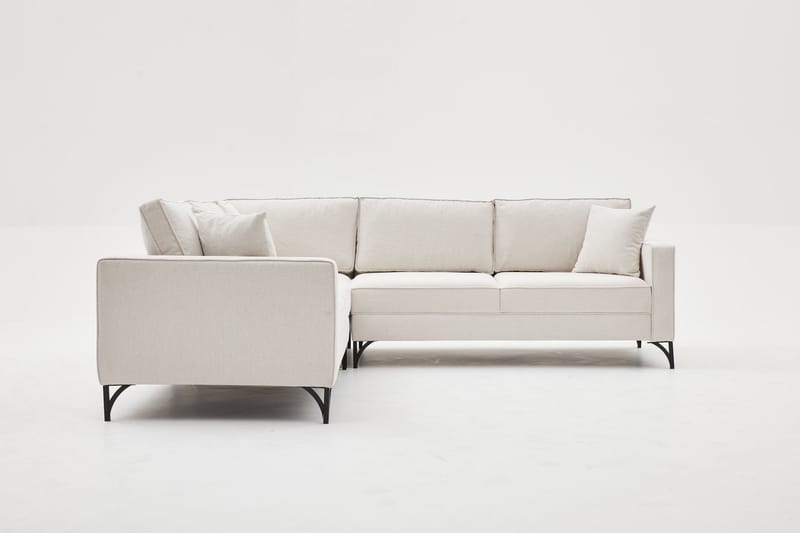 Retzow Hörnsoffa 4-sits - Beige - Divansoffor & schäslongsoffa - 4 sits soffa med divan