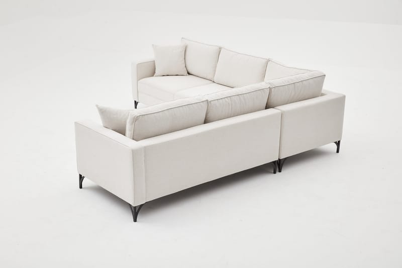 Retzow Hörnsoffa 4-sits - Beige - Divansoffor & schäslongsoffa - 4 sits soffa med divan