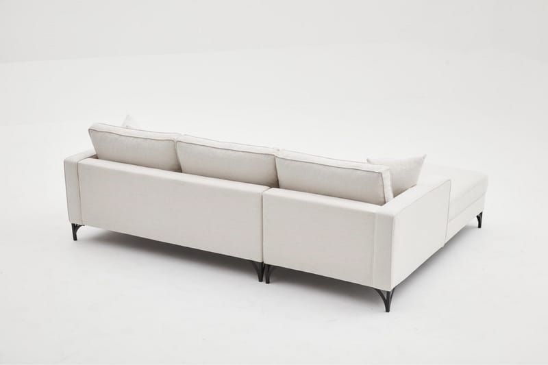 Retzow Soffa m. Divan 4-sits - Beige - Divansoffor & schäslongsoffa - 4 sits soffa med divan