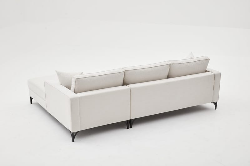 Retzow Soffa m. Divan 4-sits - Beige - Divansoffor & schäslongsoffa - 4 sits soffa med divan