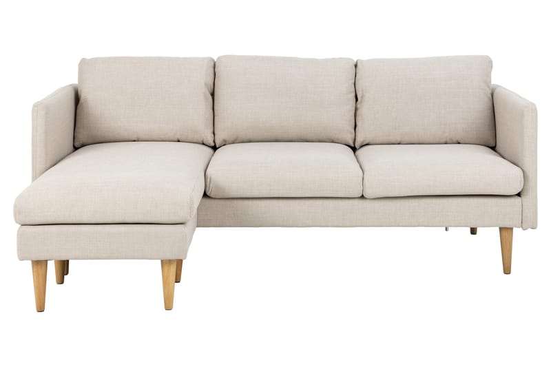 Sanat 3-sits Soffa med Divan - Beige - Divansoffor & schäslongsoffa - 3 sits soffa med divan