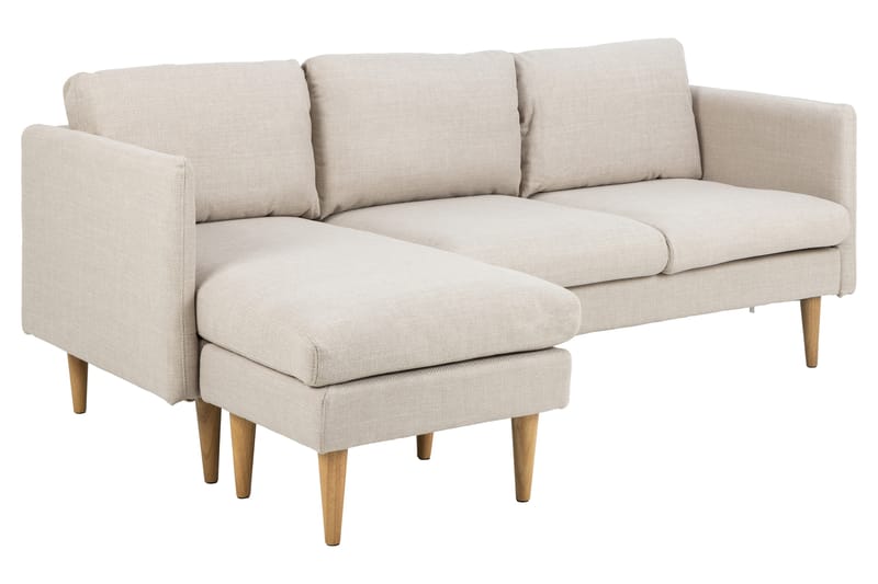 Sanat 3-sits Soffa med Divan - Beige - Divansoffor & schäslongsoffa - 3 sits soffa med divan