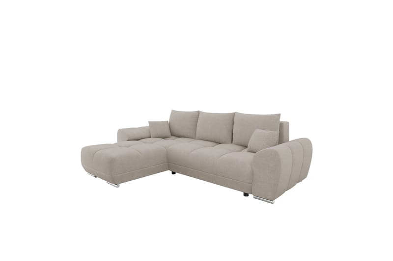 Simerly Soffa med Divan 3-sits - Beige - Möbler - Soffa - Divansoffor & schäslongsoffa