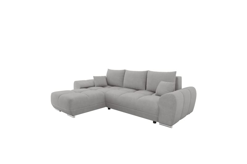 Simerly Soffa med Divan 3-sits - Grå - Möbler - Soffa - Divansoffor & schäslongsoffa