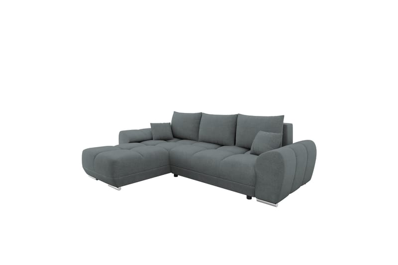 Simerly Soffa med Divan 3-sits - Mörkgrå - Möbler - Soffa - Divansoffor & schäslongsoffa