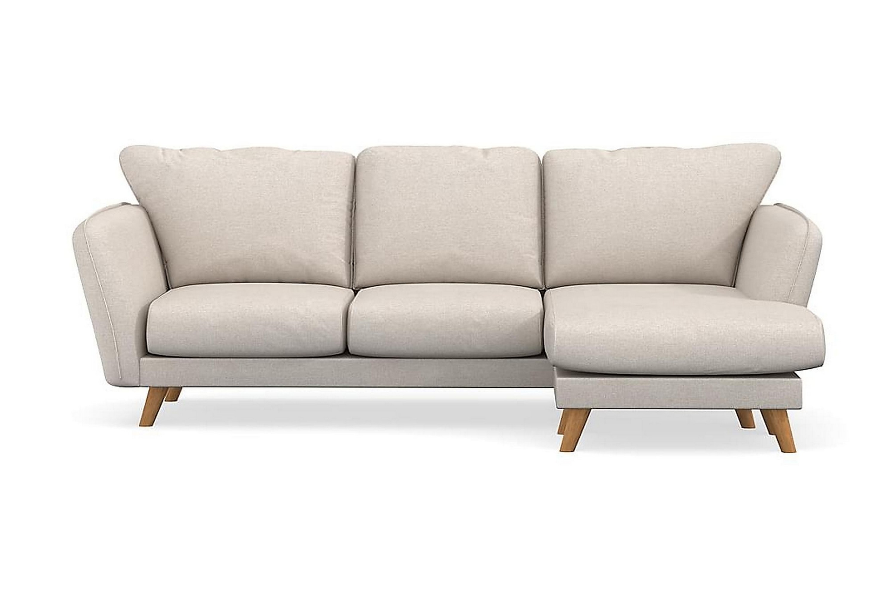 Trend Lyx 3-sits Divansoffa Höger - Beige Divansoffor & schäslongsoffa