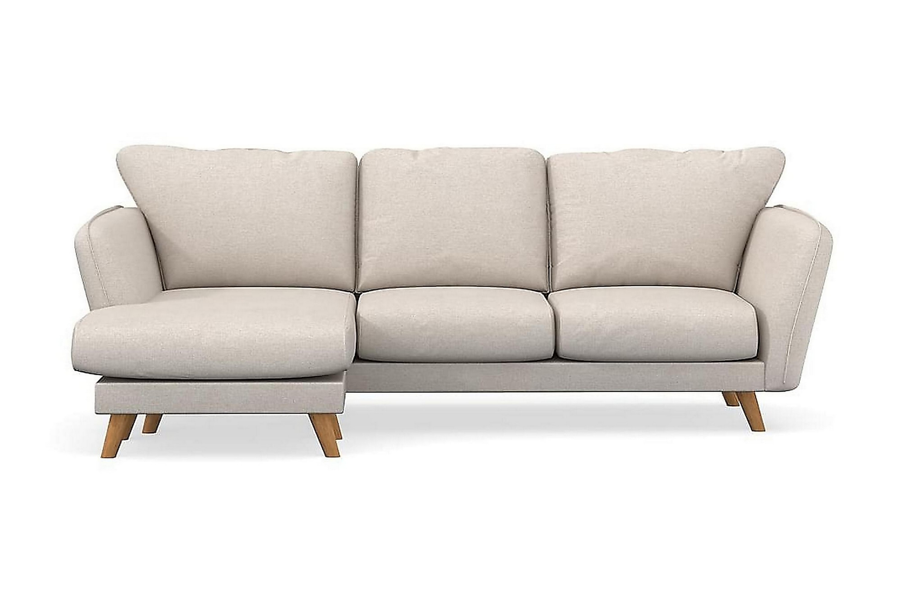 Trend Lyx 3-sits Divansoffa Vänster - Beige Divansoffor & schäslongsoffa