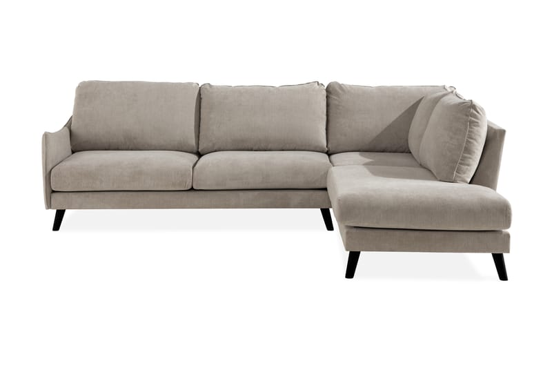 Trend Lyx Schäslongsoffa Höger - Beige/Svart - Divansoffor & schäslongsoffa - 4 sits soffa med divan