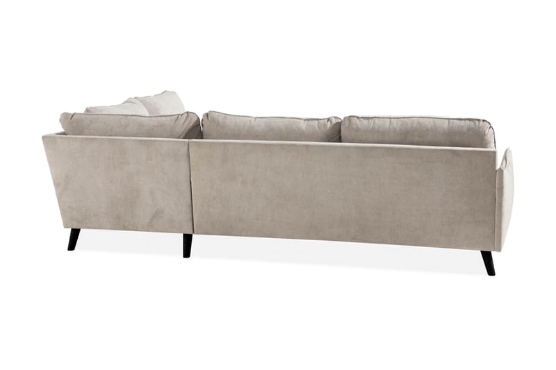 Trend Lyx Schäslongsoffa Höger - Beige/Svart - Divansoffor & schäslongsoffa - 4 sits soffa med divan