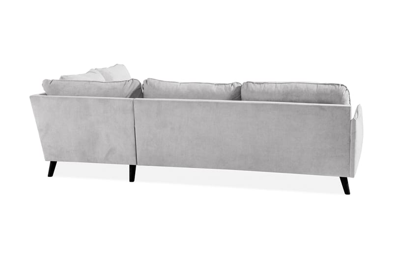 Trend Lyx Schäslongsoffa Höger - Ljusgrå/Svart - Divansoffor & schäslongsoffa - 4 sits soffa med divan