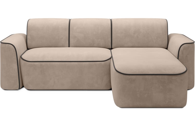 Ume 4-sits Soffa med Divan - Cream - Möbler - Soffa - Divansoffor & schäslongsoffa