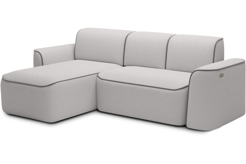 Ume 4-sits Soffa med Divan - Grå - Divansoffor & schäslongsoffa - 4 sits soffa med divan