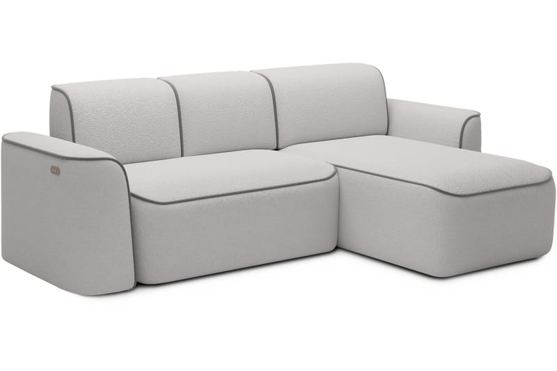 Ume 4-sits Soffa med Divan - Grå - Möbler - Soffa - Divansoffor & schäslongsoffa