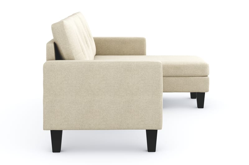 Vislanda 3-sits Soffa med Divan - Beige - Möbler - Soffa - Divansoffor & schäslongsoffa