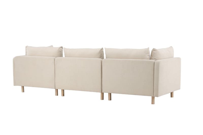 Zero Soffa m. Divan 3-sits - Beige - Möbler - Soffa - Divansoffor & schäslongsoffa