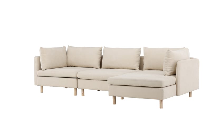 Zero Soffa m. Divan 3-sits - Beige - Möbler - Soffa - Divansoffor & schäslongsoffa