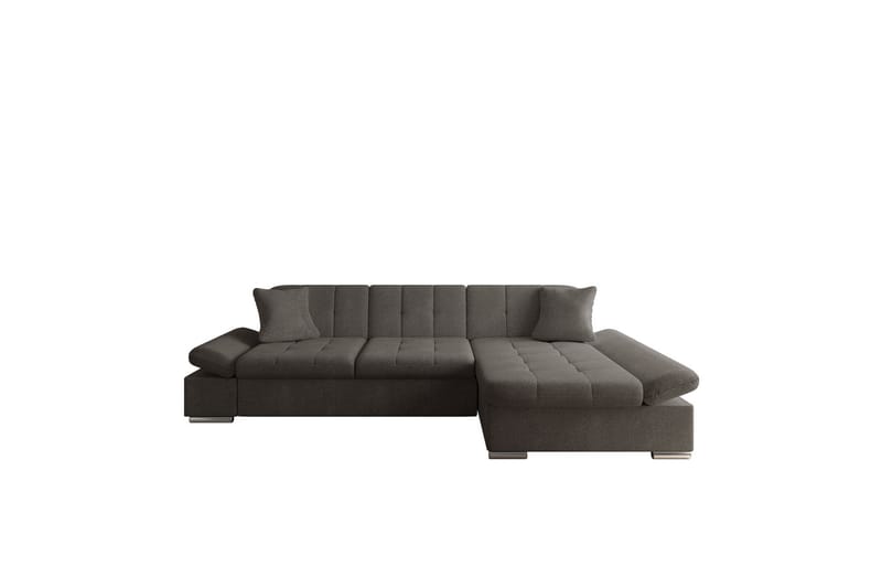 Djerra Soffa med Divan 3-sits - Brun - Möbler - Soffa - Divansoffor & schäslongsoffa