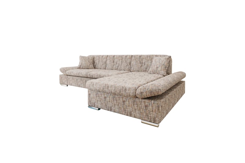 Djerra Soffa med Divan 3-sits - Flerfärgad/Beige - Möbler - Soffa - Divansoffor & schäslongsoffa