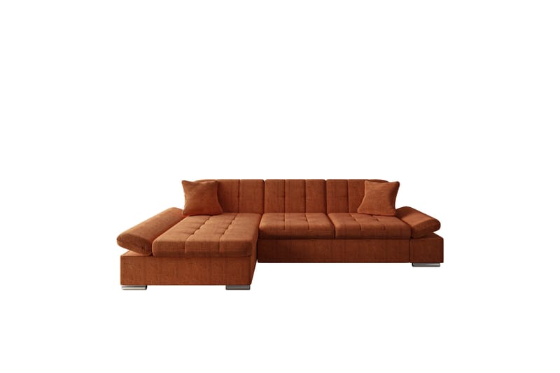 Djerra Soffa med Divan 3-sits - Orange - Möbler - Soffa - Divansoffor & schäslongsoffa