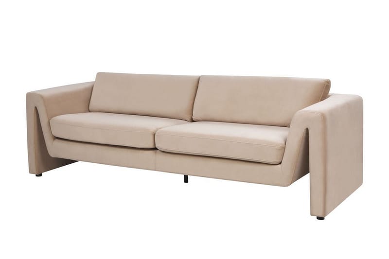 Durran Soffa 3-sits - Beige/Svart - Möbler - Soffa - 3 sits soffa