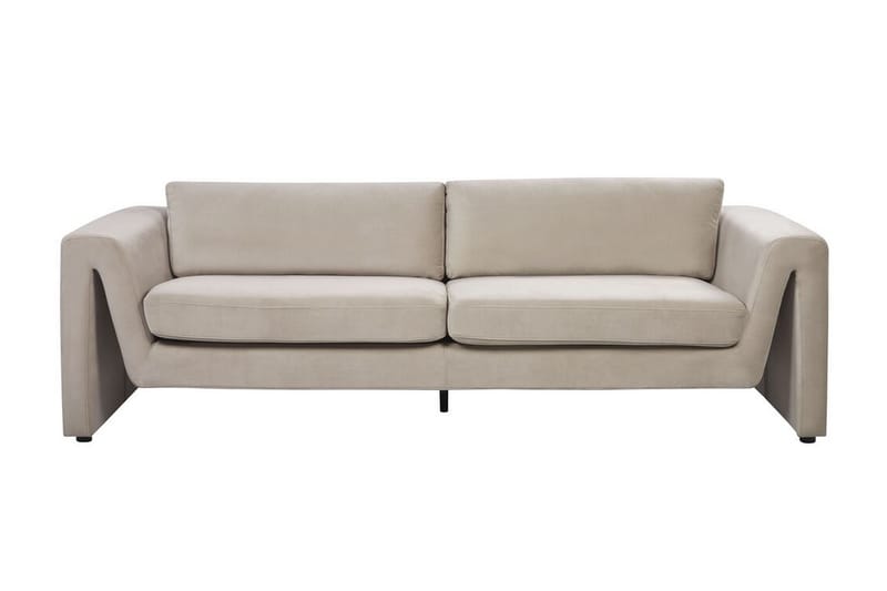 Durran Soffa 3-sits - Taupe/Svart - Möbler - Soffa - 3 sits soffa