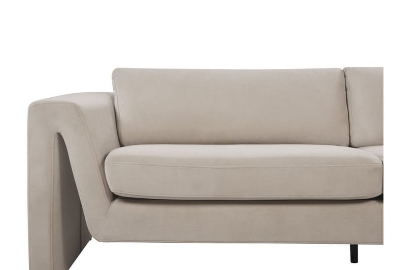 Durran Soffa 3-sits - Taupe/Svart - Möbler - Soffa - 3 sits soffa