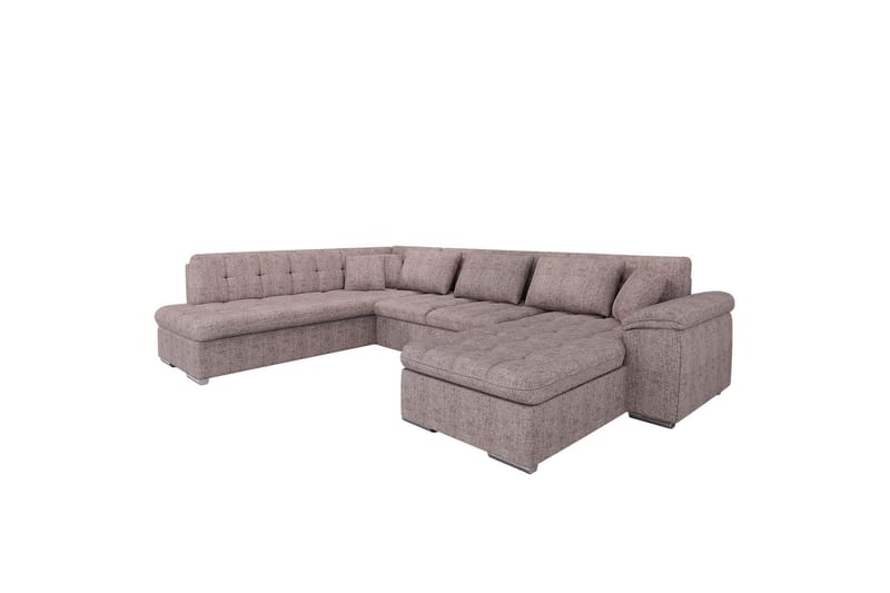 Dynir Soffa med Divan och Schäslong 4-sits - Beige - Möbler - Soffa - U-soffa