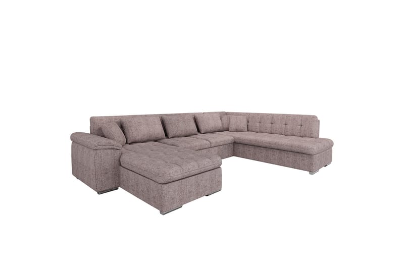 Dynir Soffa med Divan och Schäslong 4-sits - Beige - Möbler - Soffa - U-soffa