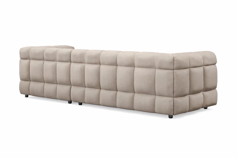 Elise 3-sits Bubblig Soffa med Divan - Beige - Möbler - Soffa - Hörnsoffa