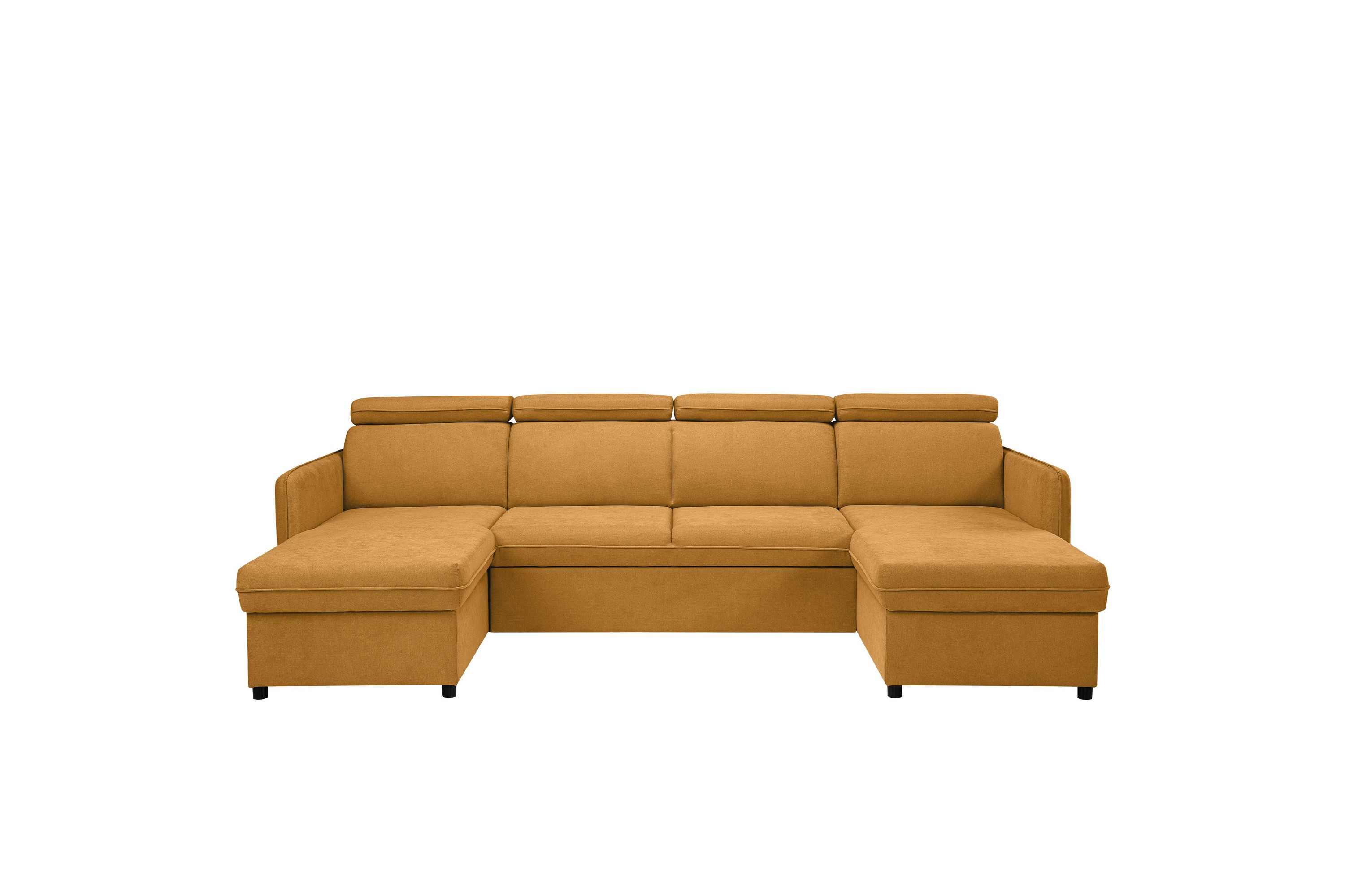 Fredrik Soffa Dubbeldivan 4-sits - Gul U-soffa