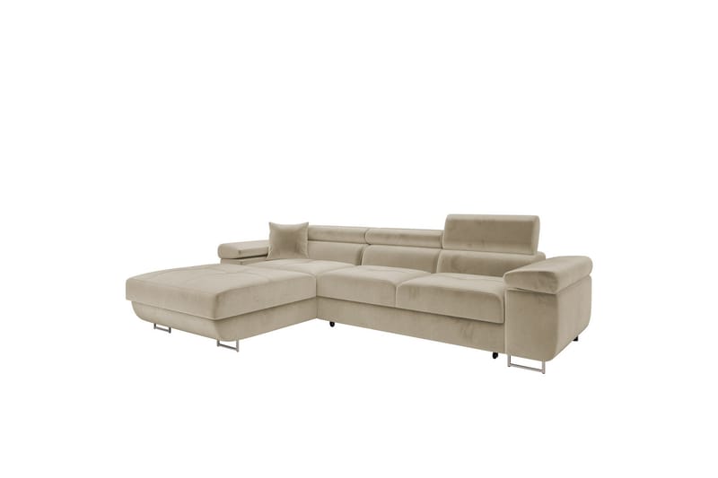 Gabina Soffa med Divan 3-sits - Beige - Möbler - Soffa - Divansoffor & schäslongsoffa