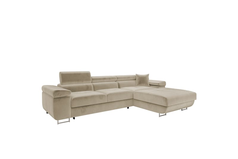 Gabina Soffa med Divan 3-sits - Beige - Möbler - Soffa - Divansoffor & schäslongsoffa