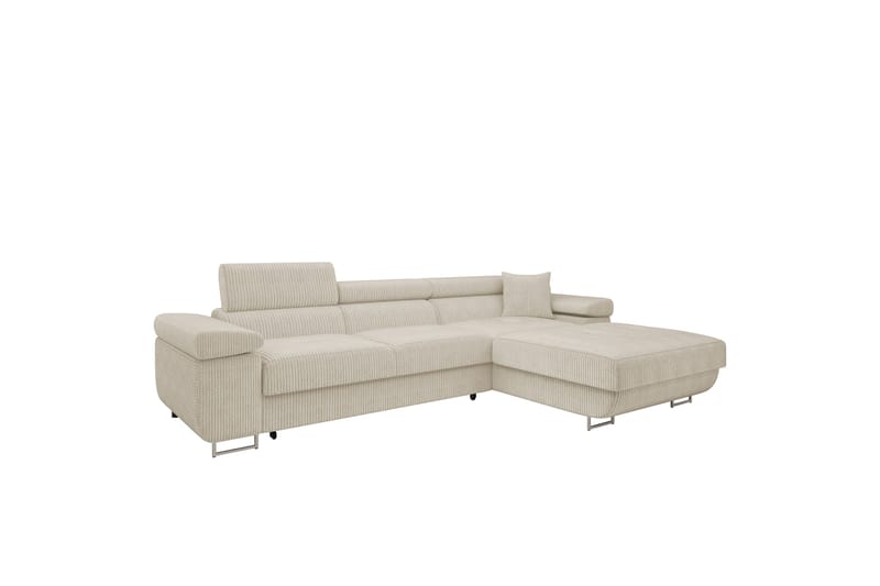 Gabina Soffa med Divan 3-sits - Beige - Möbler - Soffa - Divansoffor & schäslongsoffa