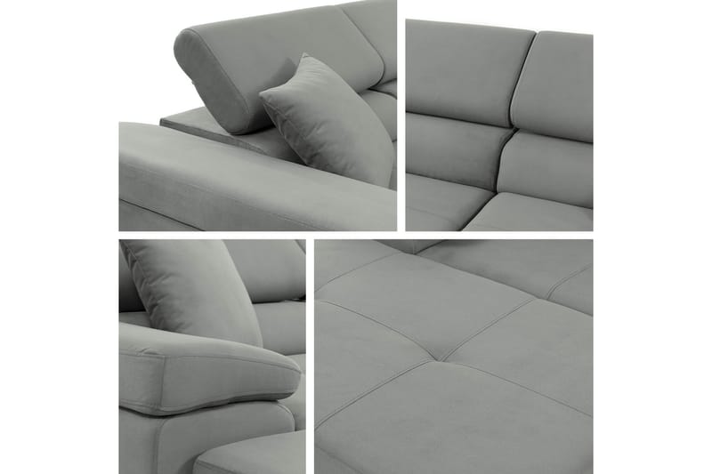 Gabina Soffa med Divan 3-sits - Blå - Möbler - Soffa - Divansoffor & schäslongsoffa